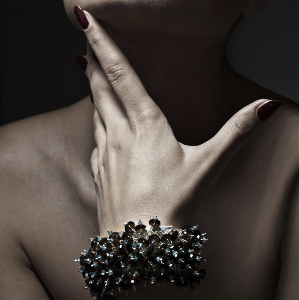 Armschmuck SEAGRAS Silber925 - Rauchquarz und Apatit