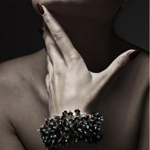 Armschmuck SEAGRAS Silber925 - Rauchquarz und Apatit