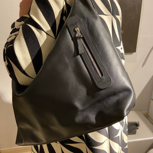 Ackermann Tasche | VANCOUVER aus schwarzem Olivenleder