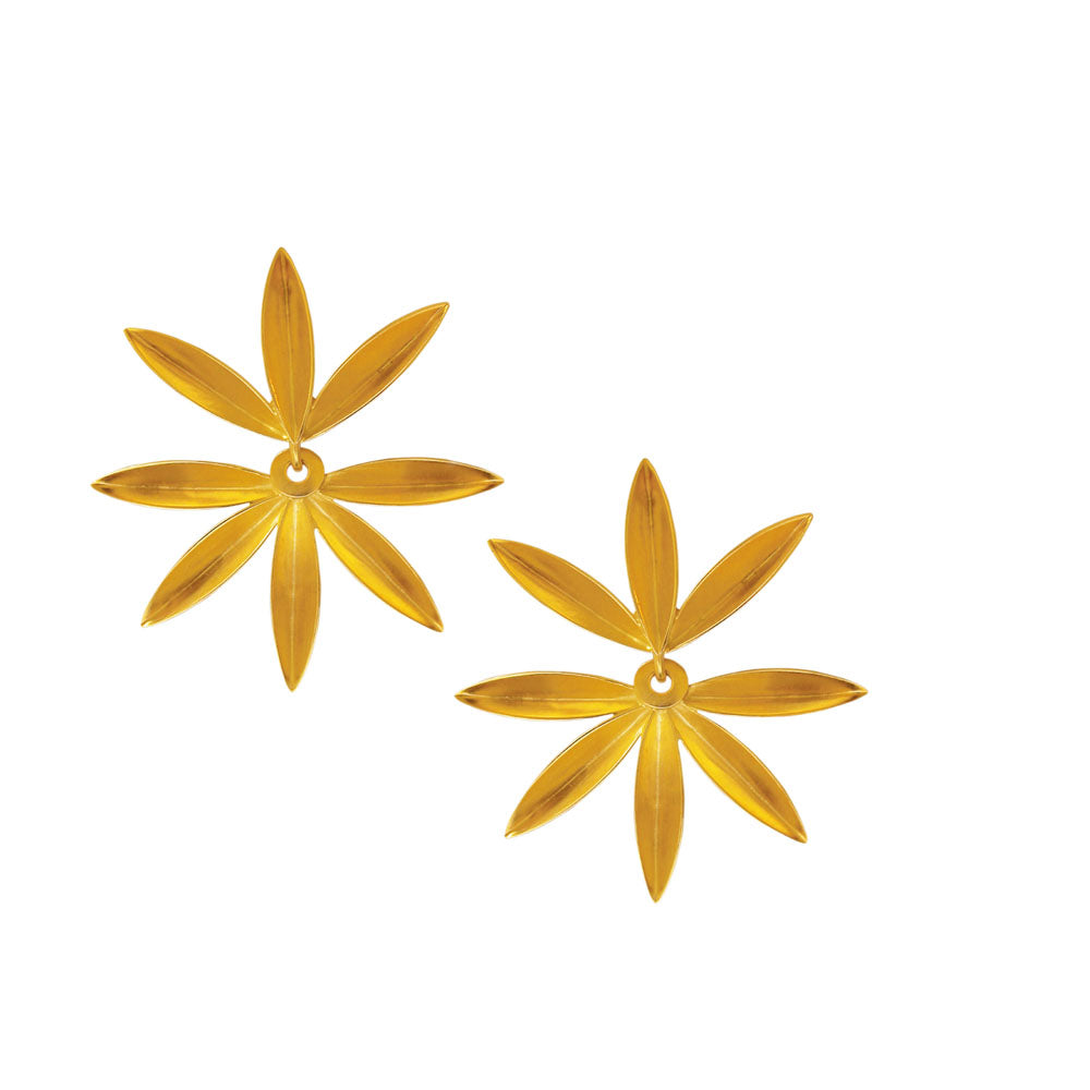 Ohrschmuck STAR Silber925 mit hochwertiger Goldplattierung