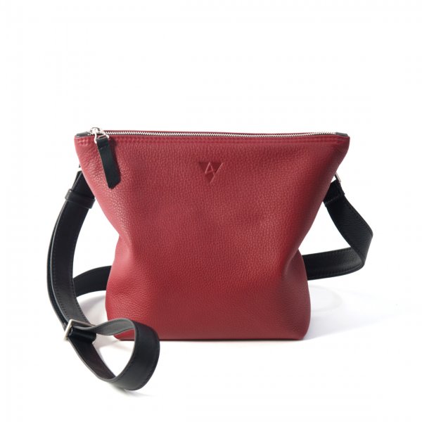 Ackermann Tasche | HELSINKI rot aus Softnappa