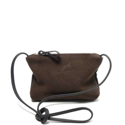 Ackermann Tasche | PALERMO aus dunkelbraunem Hirschleder
